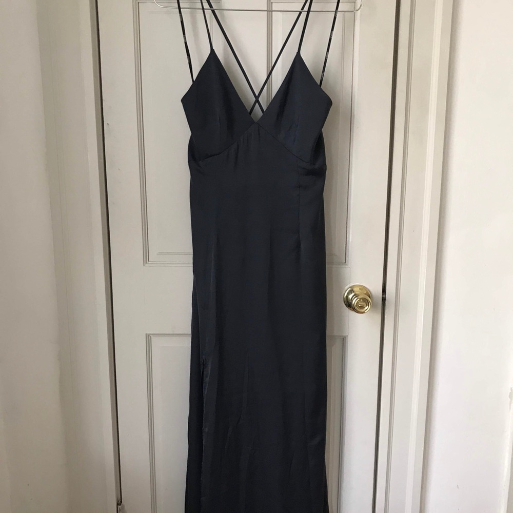 Satin Maxi Dress